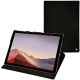 Microsoft Surface Pro 7 leather case - Noir Veggie