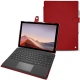 Microsoft Surface Pro 7 leather case - Rouge ( Nappa - Pantone 199C ) 
