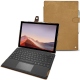 Microsoft Surface Pro 7 leather case - Sable vintage ( Roughtcut - Gaucho#57254 ) 
