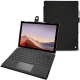 Housse cuir Microsoft Surface Pro 7 - Ebène ( Sleek P C12 - Black ) 