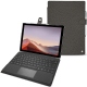 Microsoft Surface Pro 7 leather case - Anthracite ( Pantone 424C ) 