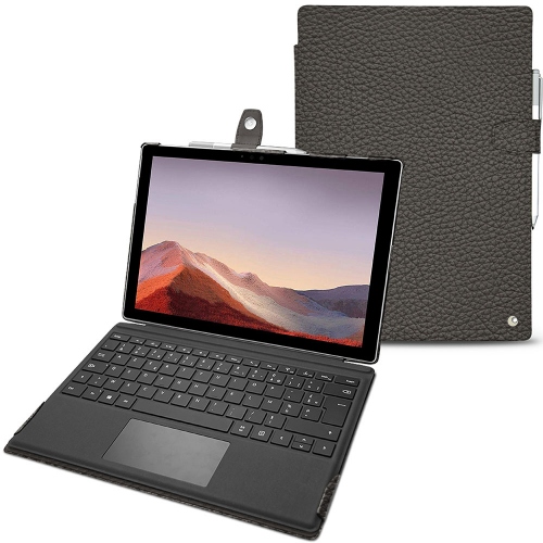 レザーケース Microsoft Surface Pro 7Anthracite ( Pantone #41403c ) 