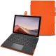 Lederschutzhülle Microsoft Surface Pro 7 - Orange fluo