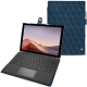 Housse cuir Microsoft Surface Pro 7 - Blu mediterran - Couture