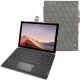 Funda de piel Microsoft Surface Pro 7 - Acier vintage - Couture