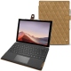 Housse cuir Microsoft Surface Pro 7 - Sable vintage - Couture