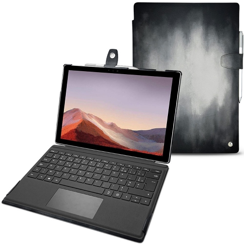Capa em pele Microsoft Surface Pro 7Gris Patine