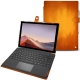 Lederschutzhülle Microsoft Surface Pro 7 - Orange Patine