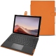 Housse cuir Microsoft Surface Pro 7 - Orange PU