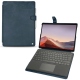 Custodia in pelle Microsoft Surface Pro X - Jean vintage ( Roughtcut - Pantone 285U  ) 