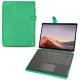 Housse cuir Microsoft Surface Pro X - Menthe vintage ( Pantone 562C ) 