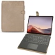 Funda de piel Microsoft Surface Pro X - Taupe vintage ( Pantone 7530C ) 