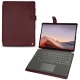 Custodia in pelle Microsoft Surface Pro X - Lie de vin ( Pantone 5115C ) 