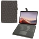 Capa em pele Microsoft Surface Pro X - Anthracite - Couture ( Pantone 424C ) 