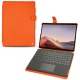 Housse cuir Microsoft Surface Pro X - Orange fluo