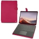 Capa em pele Microsoft Surface Pro X - Rose fluo
