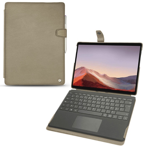 Funda de piel Microsoft Surface ProXDarboun sabla ( Pantone #BCB1A1 )