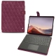 Microsoft Surface Pro X leather case - Prune vintage - Couture