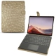 Custodia in pelle Microsoft Surface Pro X - Autruche desert