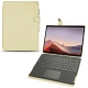 Lederschutzhülle Microsoft Surface Pro X - Beige PU
