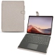 Microsoft Surface Pro X leather case - Taupe innocent