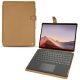 Funda de piel Microsoft Surface Pro X - Beige Veggie