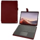 Microsoft Surface Pro X leather case - Rouge Veggie