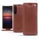 Custodia in pelle Sony Xperia 1 II - Passion vintage ( Glutton - Red ) 