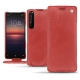 Capa em pele Sony Xperia 1 II - Cerise vintage ( Pantone 185C ) 
