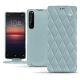 Funda de piel Sony Xperia 1 II - Bleu ciel - Couture ( Nappa - Pantone 277C ) 