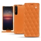 Funda de piel Sony Xperia 1 II - Orange - Couture ( Nappa - Pantone 1495U ) 