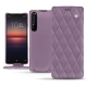 Custodia in pelle Sony Xperia 1 II - Lilas - Couture ( Nappa - Pantone 2645U ) 
