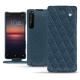 Custodia in pelle Sony Xperia 1 II - Indigo - Couture ( Pantone 303U ) 