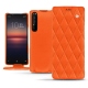 Custodia in pelle Sony Xperia 1 II - Orange fluo - Couture