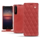 Lederschutzhülle Sony Xperia 1 II - Cerise vintage - Couture