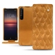 Funda de piel Sony Xperia 1 II - Or Maïa - Couture