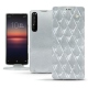 Capa em pele Sony Xperia 1 II - Platinium - Couture