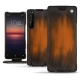 Sony Xperia 1 II leather case - Marron Patine