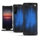 Sony Xperia 1 II leather case - Bleu Patine