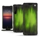 Sony Xperia 1 II leather case - Vert Patine