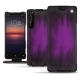 Lederschutzhülle Sony Xperia 1 II - Violet Patine