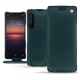 Housse cuir Sony Xperia 1 II - Bleu Veggie
