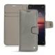 Custodia in pelle Sony Xperia 1 II - Acier vintage ( Pantone 403C ) 