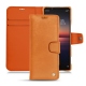 Funda de piel Sony Xperia 1 II - Mandarine vintage ( Pantone 165C ) 