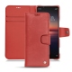 Housse cuir Sony Xperia 1 II - Cerise vintage ( Pantone 185C ) 