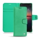 Capa em pele Sony Xperia 1 II - Menthe vintage ( Pantone 562C ) 