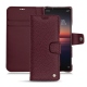 Sony Xperia 1 II leather case - Lie de vin ( Pantone 5115C ) 