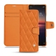 Sony Xperia 1 II leather case - Orange - Couture ( Nappa - Pantone 1495U ) 