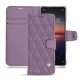 Custodia in pelle Sony Xperia 1 II - Lilas - Couture ( Nappa - Pantone 2645U ) 