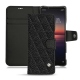Sony Xperia 1 II leather case - Ebène - Couture ( Sleek P C12 - Black ) 